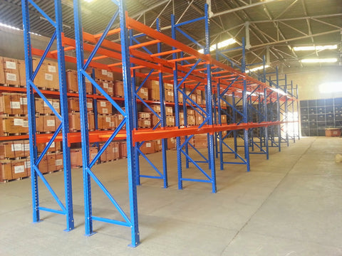 Used Uprights for Warehouse Racking
