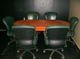 Leather Haworth Boardroom Chairs